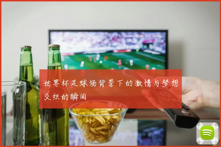 世界杯足球场背景下的激情与梦想交织的瞬间